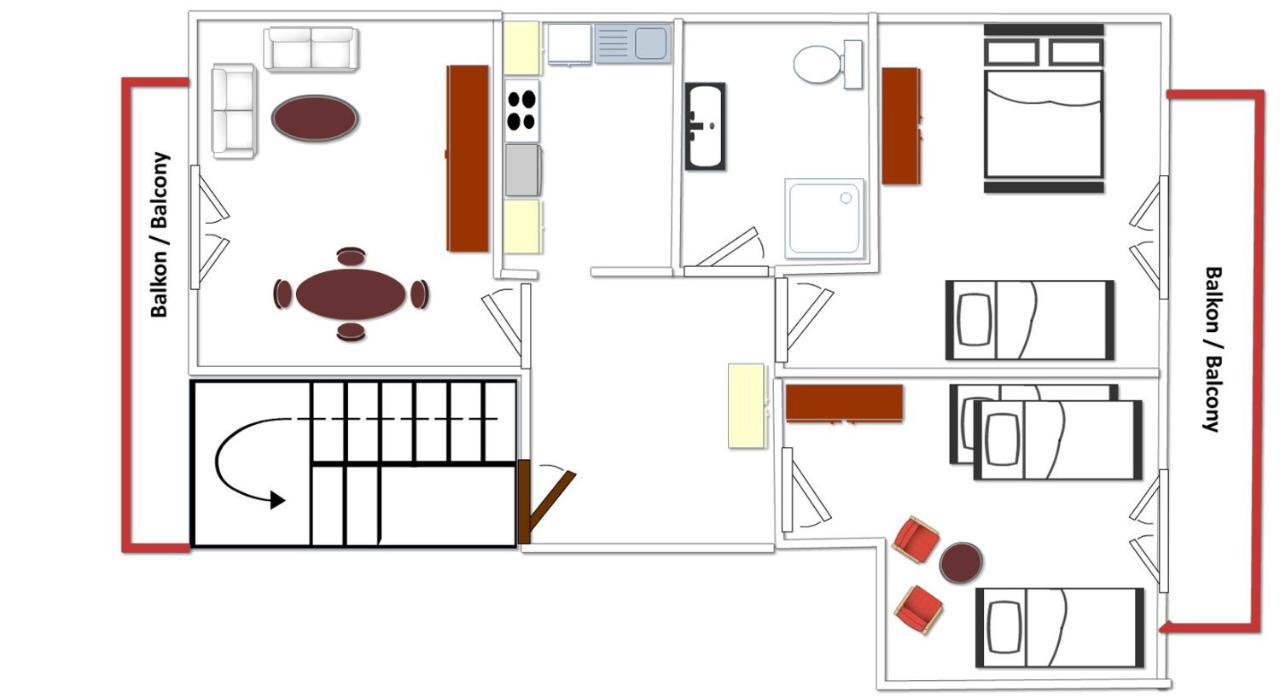 Ferienwohnung Laserer Гозау Екстериор снимка